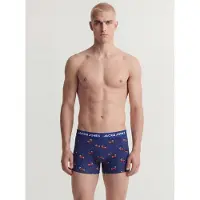 Jack & Jones Boxers 'JACTHOR' marine / azur / noir / blanc