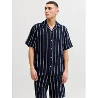 Jack & Jones Coba Resort Short Sleeve Shirt Bleu L Homme