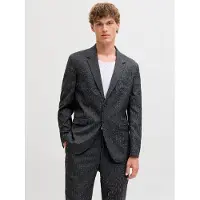 Jack & Jones Veste de costume 'JPRMartin' noir / blanc