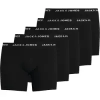 Jack & Jones Huey Plus Size Boxers 5 Units Noir 6XL Homme