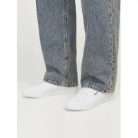 Jack & Jones Baskets basses 'JJFWBOSS' marine / blanc