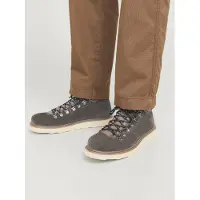 Jack & Jones Bottines à lacets 'JFWCHORLTON' taupe / gris foncé