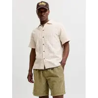 Jack & jones Chemise 'JPRBLUtiago' écru / greige