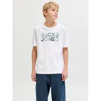 Jack & jones Junior T-Shirt 'JJEJEFF' vert / citron vert / blanc