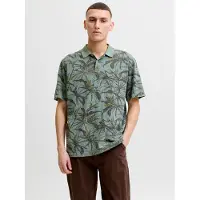 Jack & Jones Premium T-Shirt 'JPRBLUHawaii' olive / kiwi / vert clair