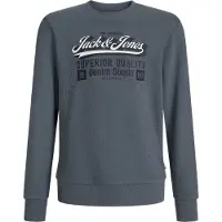 Jack & Jones Sweat gris foncé / noir / blanc