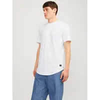 Jack & Jones T-Shirt 'JJENoa' marine / noir / blanc