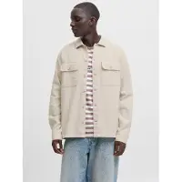Jack & Jones Charge Overshirt Beige S Homme
