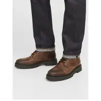 Jack & Jones Bottines à lacets 'JFWenzo' marron