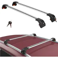 5K Parts Barres de toit Peugeot 5008 2017-2024 avec rails intégrés, aluminium massif