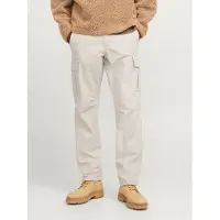 Jack & jones Pantalon cargo 'JPSTKane' gris clair