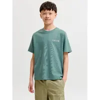 Jack & jones Junior T-Shirt 'JCOETERNA' émeraude / jade / blanc