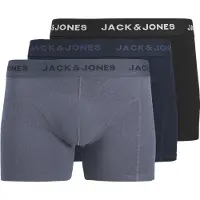 Jack & Jones Junior Sous-vêtements 'JACJeremiah' bleu marine / bleu fumé / noir / blanc