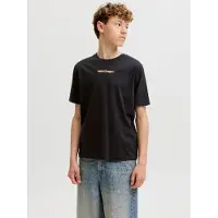 Jack & Jones Junior T-Shirt bleu clair / jaune / noir / blanc