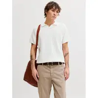 Jack & Jones Hill Short Sleeve Sweater Blanc 2XL Homme