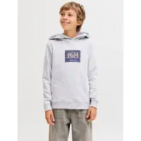 Jack & Jones Junior Sweat marine / jaune / blanc chiné