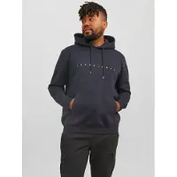 Jack & Jones Star Plus Size Hoodie Bleu 7XL Homme