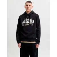 Jack & Jones Logo Hoodie Noir S Homme