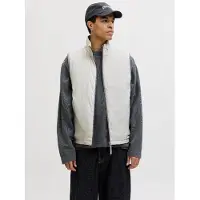 Jack & Jones Gilet gris / blanc cassé