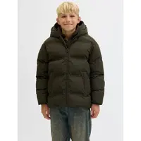 Jack & Jones Junior Veste d’hiver 'Esoho' vert foncé