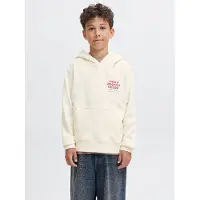 Jack & Jones Junior Sweat rosé / rouge cerise / blanc