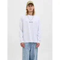 Jack & Jones T-Shirt 'JORNorrebro' noir / blanc