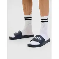 Jack & Jones Mule 'JFWOllie' bleu marine / gris clair