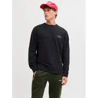 Jack & Jones Sweat-shirt 'JJEARCHIVE' noir / blanc