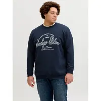Jack & Jones Pull Denver Graphic Crew Hommes (plussize)
