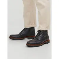 Jack & Jones Bottines à lacets 'Tanner' noir