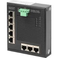 Digitus DN-651127 Commutateur industriel Gigabit plat , 8 ports, IP40