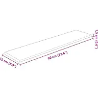 vidaXL Têtes de lit murales, 12 pièces, velours gris foncé