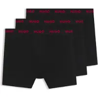 HUGO Boxers rouge / noir