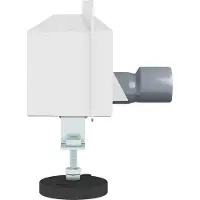 vidaXL Vidage de douche mural Argent 90 cm Acier inoxydable 304