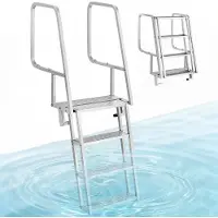 Vevor Échelle de Ponton 4 Marches Relevable