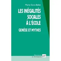 Puf Les inégalités sociales à l'école