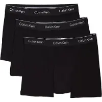 Calvin Klein Icon Cotton Stretch Relaxed Fit Trunks 3-Pack Sort XXXL