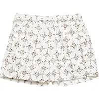 s.Oliver Shorts de bain brun foncé / blanc