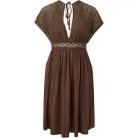 QS Robe brun foncé