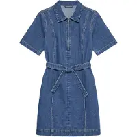 Vero Moda Robe-chemise 'VMLouise' bleu foncé