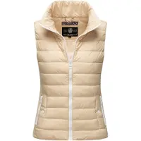 MARIKOO Gilet 'Reimii' beige clair / blanc