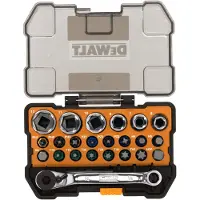 DeWalt Jeu de 24 embouts et clés à cliquet