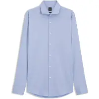 BOSS Chemise Slim en coton stretch à rayures facile à repasser