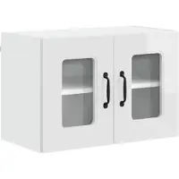 vidaXL Façade de lave-vaisselle Kalmar, blanc brillant, 60 x 31 x 40 cm