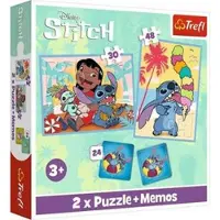 Trefl DISNEY STITCH Puzzle Set 30+48+M24