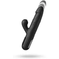 Fetish Fétiche - Vibromasseur à poussée, 3 moteurs (noir)