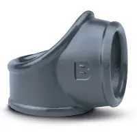 Huismerk - cockring et anneau pour scrotum - silicone gris