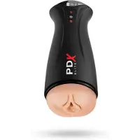 PDX Elite - masturbateur homme succion et vibration - noir