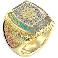 GUESS - JUMR05034JWYGMC64 - Bague - Hommes - Lion King - Taille de la bague 64