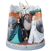 Enesco Disney Traditions par Jim Shore Figurine La Reine des Neiges 2 personnages en scne 7,3 pouces Multicolore